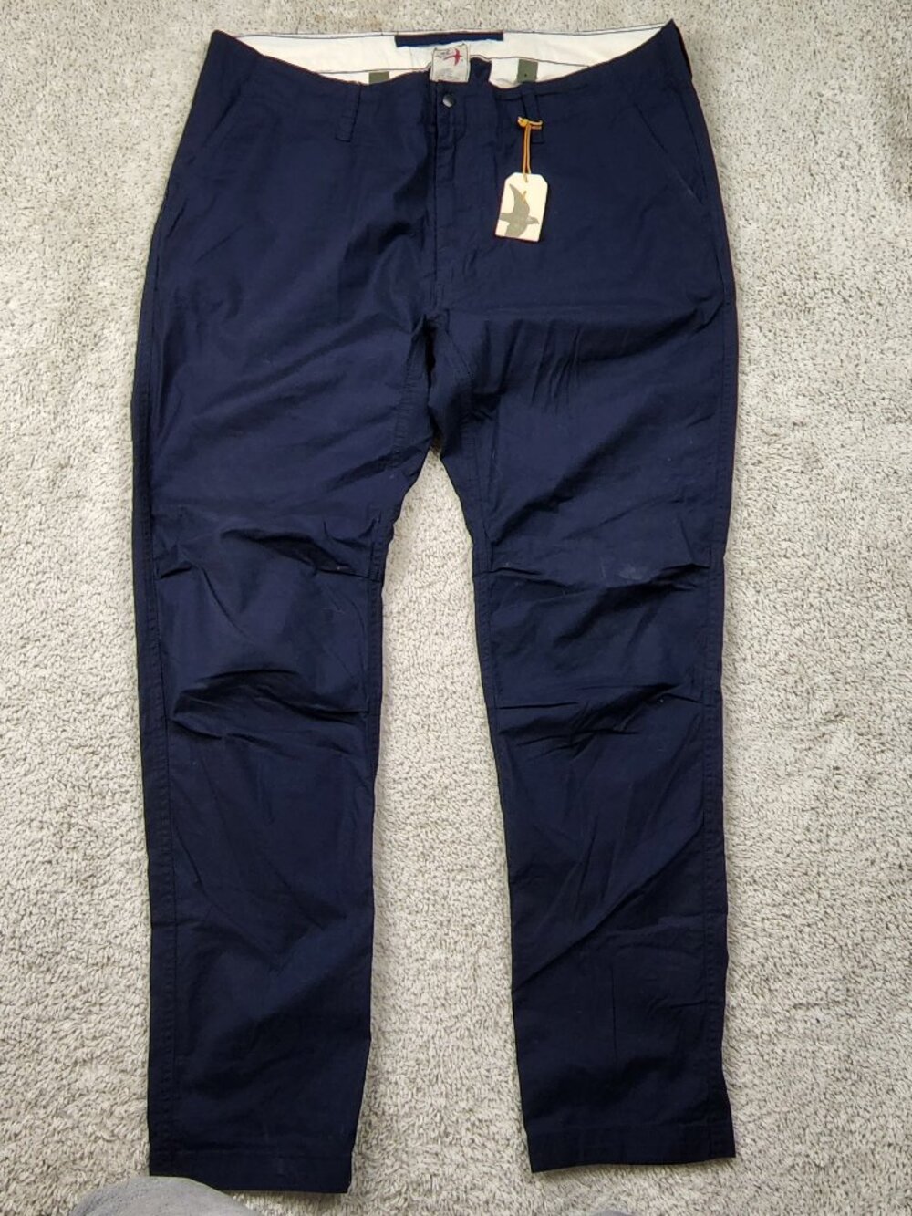 Relwen Flyweight Flex Chino Pant in Dark Navy color  size 36x30 New With tag NWT
